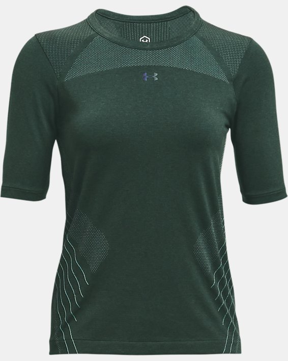 T-shirt à manches courtes UA RUSH™ Seamless pour femme, Green, pdpMainDesktop image number 5